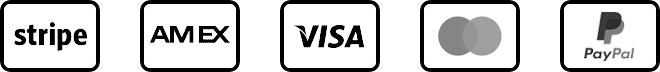 Secure checkout by Stripe and Paypal.