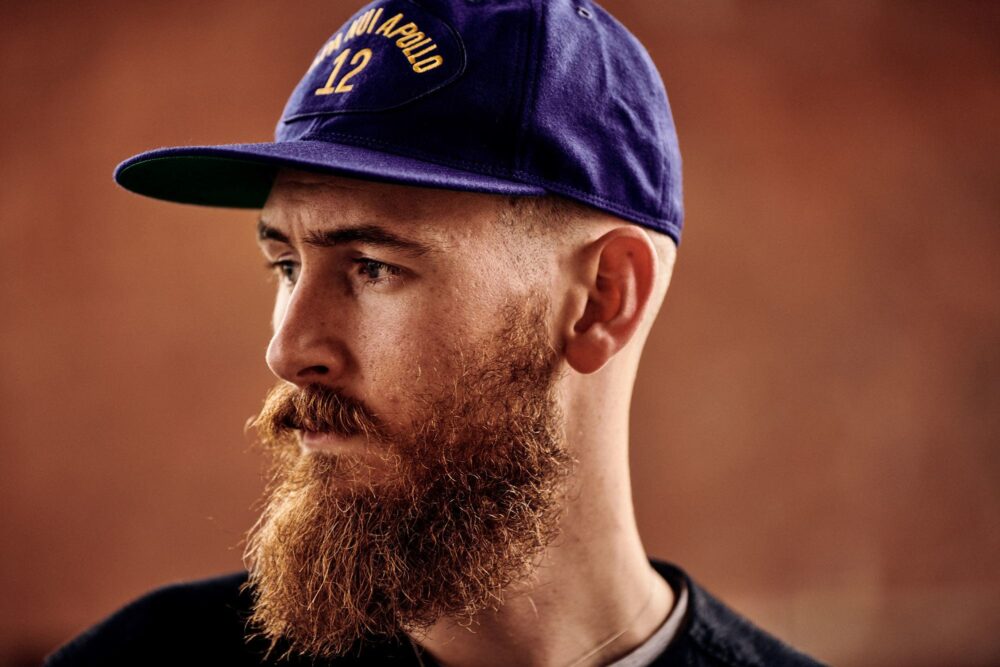 Chris wearing the Papa Nui Apollo Cap