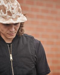 Frogskin Camo cap, Beach side out