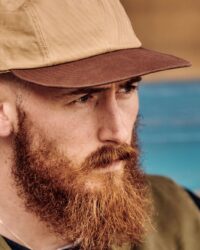Chris wearing the Ernest Hemingway inspired cap