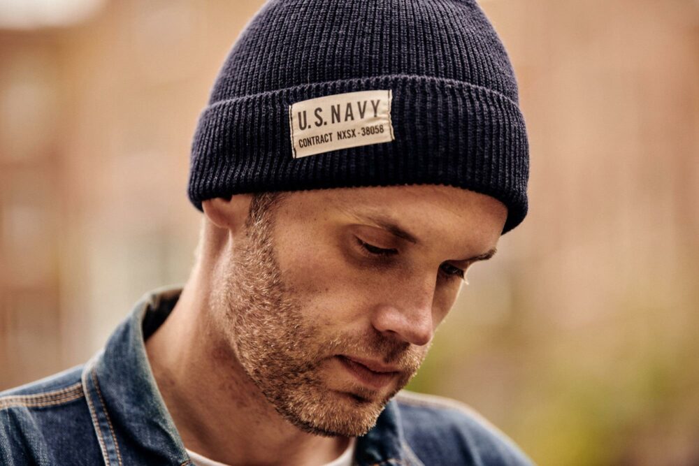 Lee wearing the Papa Nui Watch Cap