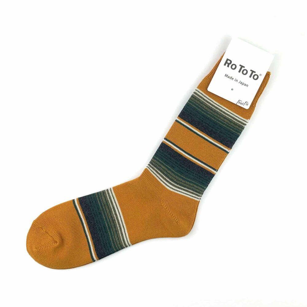 RoToTo Baja Cali Socks - Dark Yellow