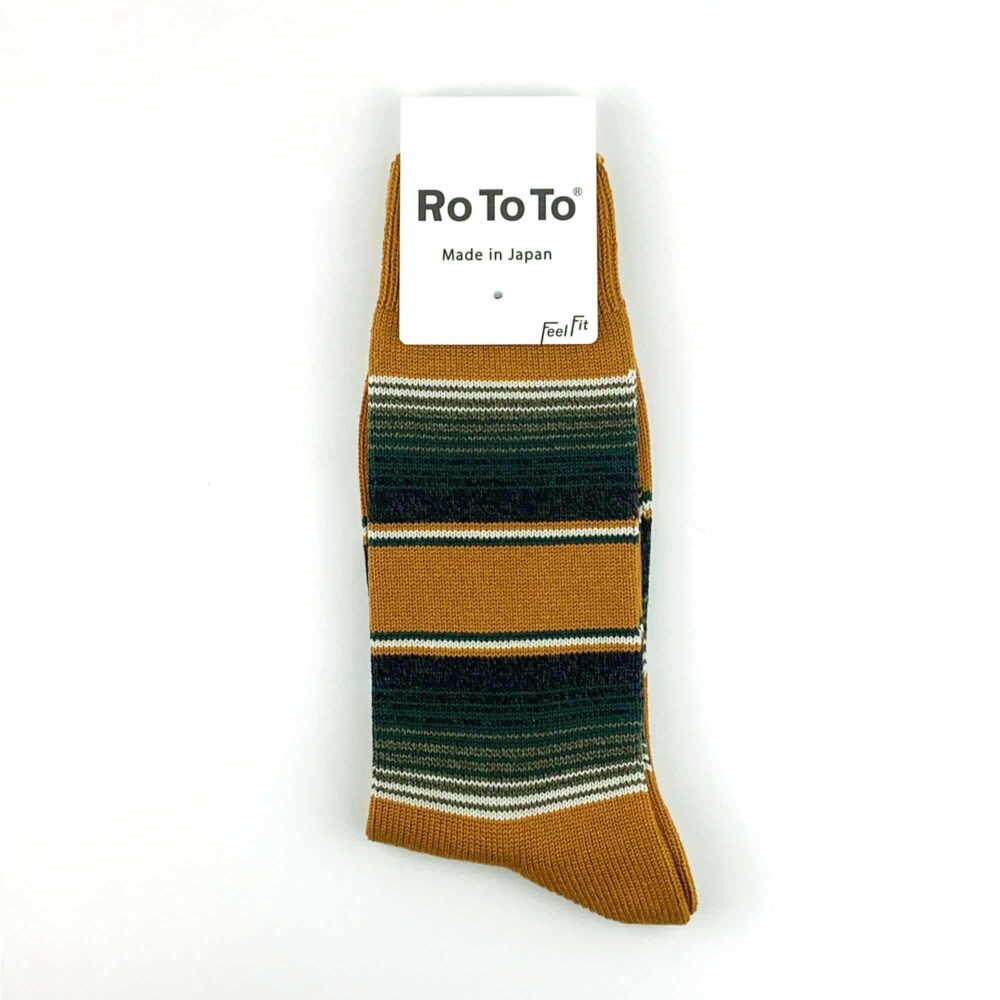 RoToTo Baja Cali Socks - Dark Yellow