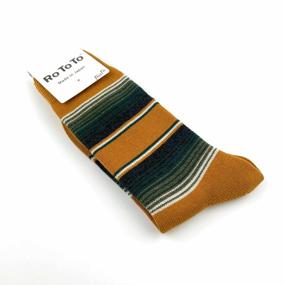 RoToTo Baja Cali Socks - Dark Yellow
