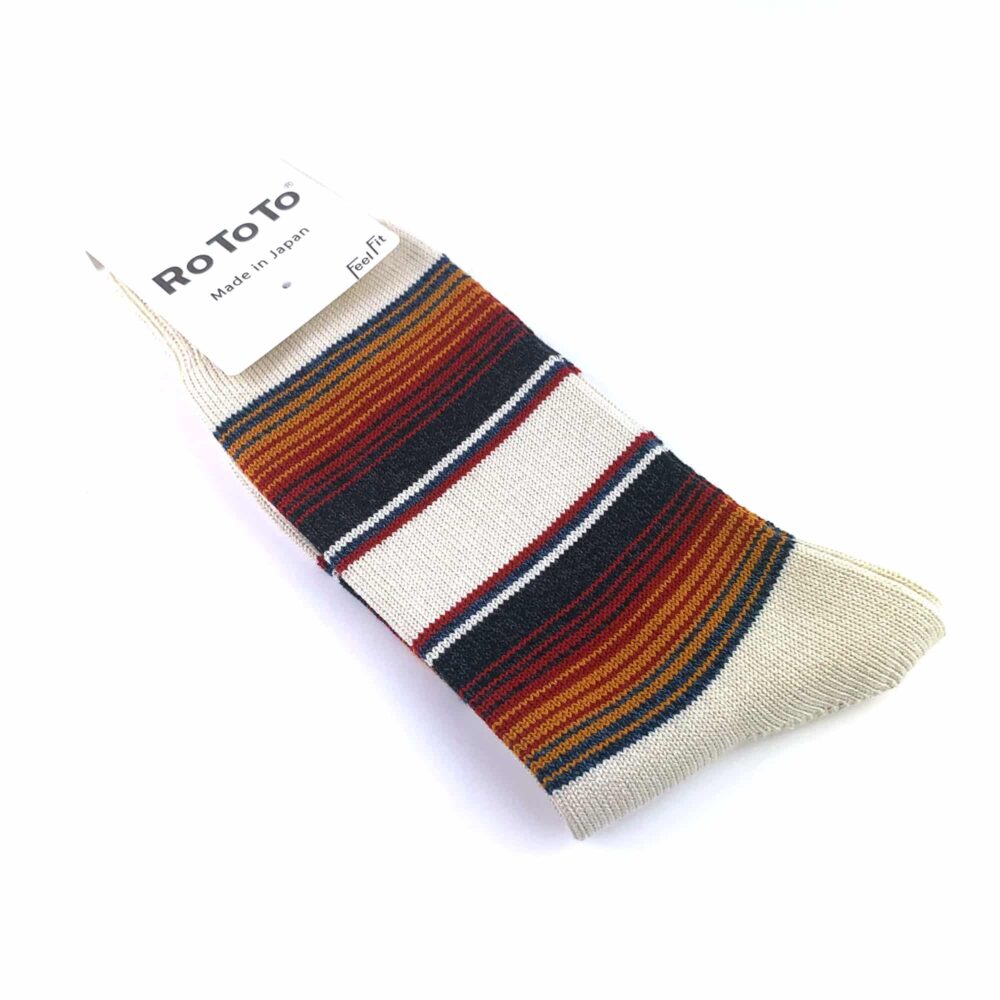 RoToTo Baja Cali Socks - Ivory