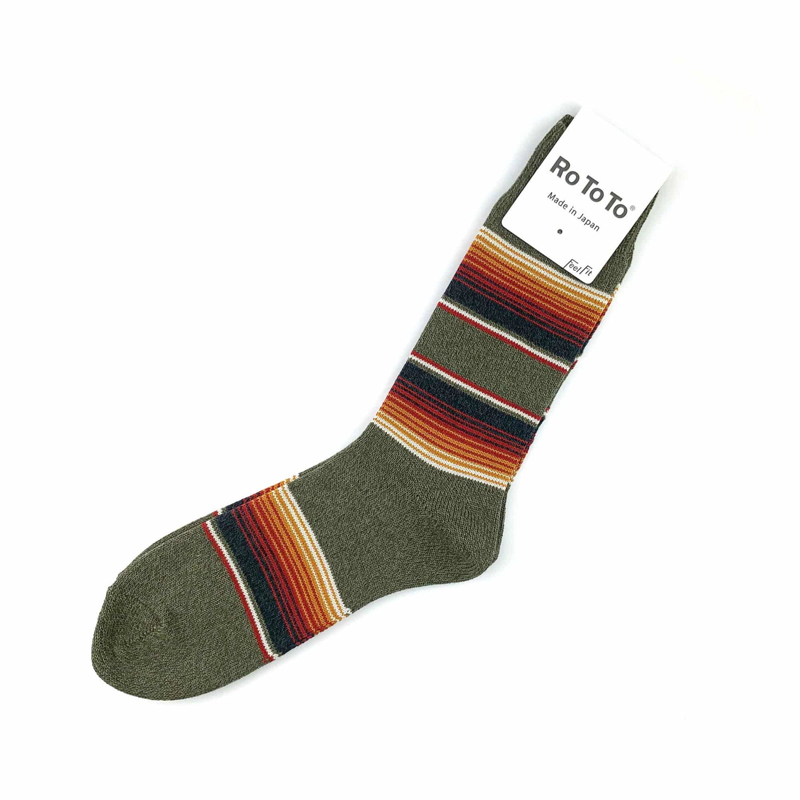 RoToTo Baja Cali Socks - Olive Drab