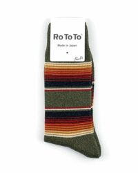 RoToTo Baja Cali Socks - Olive Drab
