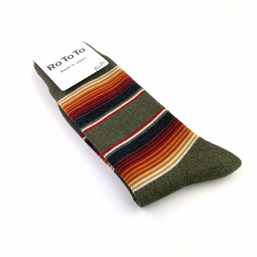 RoToTo Baja Cali Socks - Olive Drab
