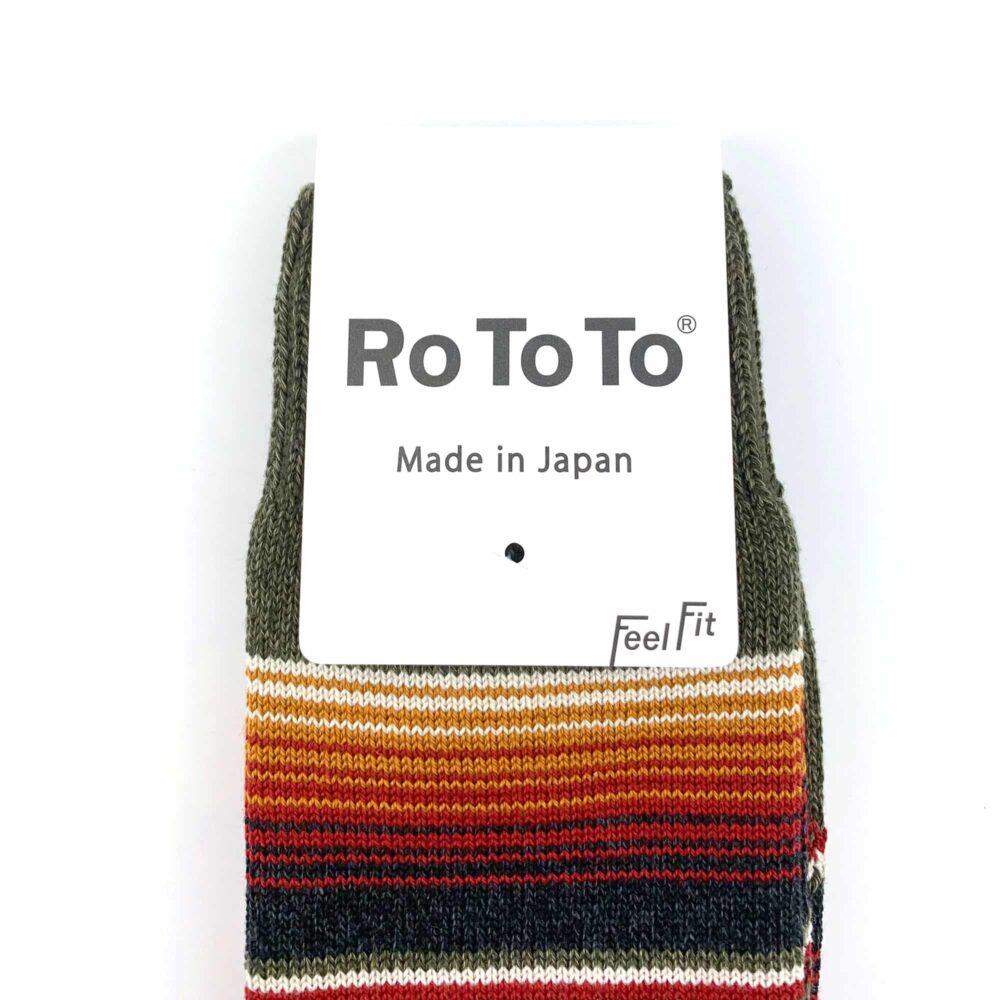 RoToTo Baja Cali Socks - Olive Drab