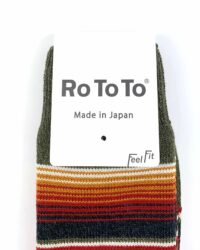 RoToTo Baja Cali Socks - Olive Drab