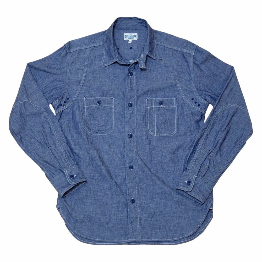 The Rite Stuff Heracles Shirt - Indigo Chambray