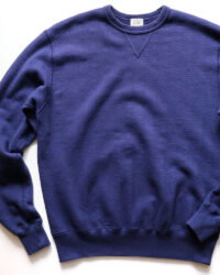 Loop & Weft Vintage Jacquard Knit Crewneck Sweatshirt (Navy)