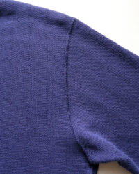 Loop & Weft Vintage Jacquard Knit Crewneck Sweatshirt (Navy)