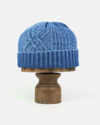 The RoToTo Aran Cable Indigo Watch Cap