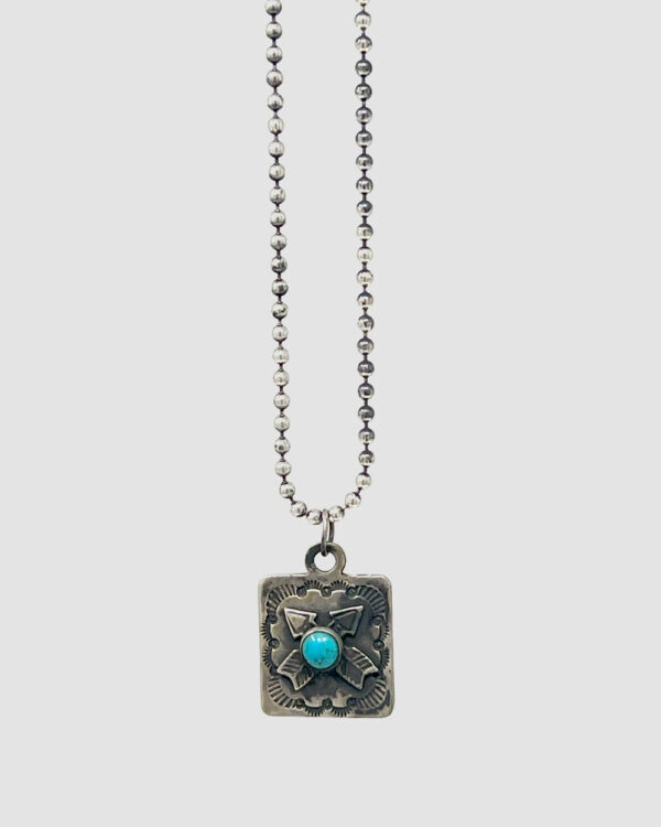 Red Rabbit Trading Co. Arrow Turquoise Dog Tag