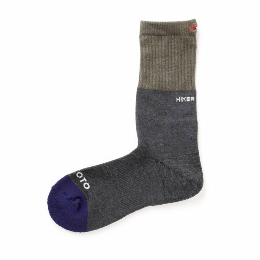 RoToTo Zero Day "Hike Trek Crew" Socks - Charcoal