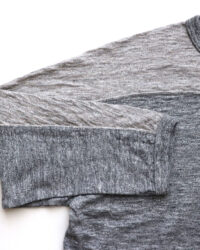 Loop & Weft Contrast Yoke Quarter Sleeve Crewneck