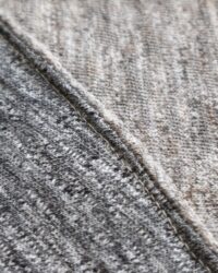Loop & Weft Contrast Yoke Quarter Sleeve Crewneck - Dark Grey Two Tone