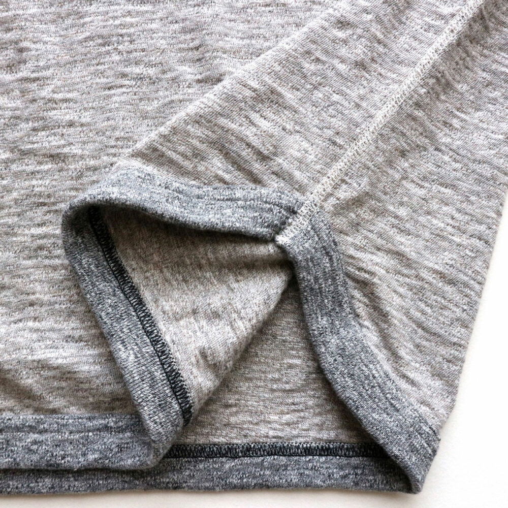 Loop & Weft Seam Ribbed Taping S/S Crewneck