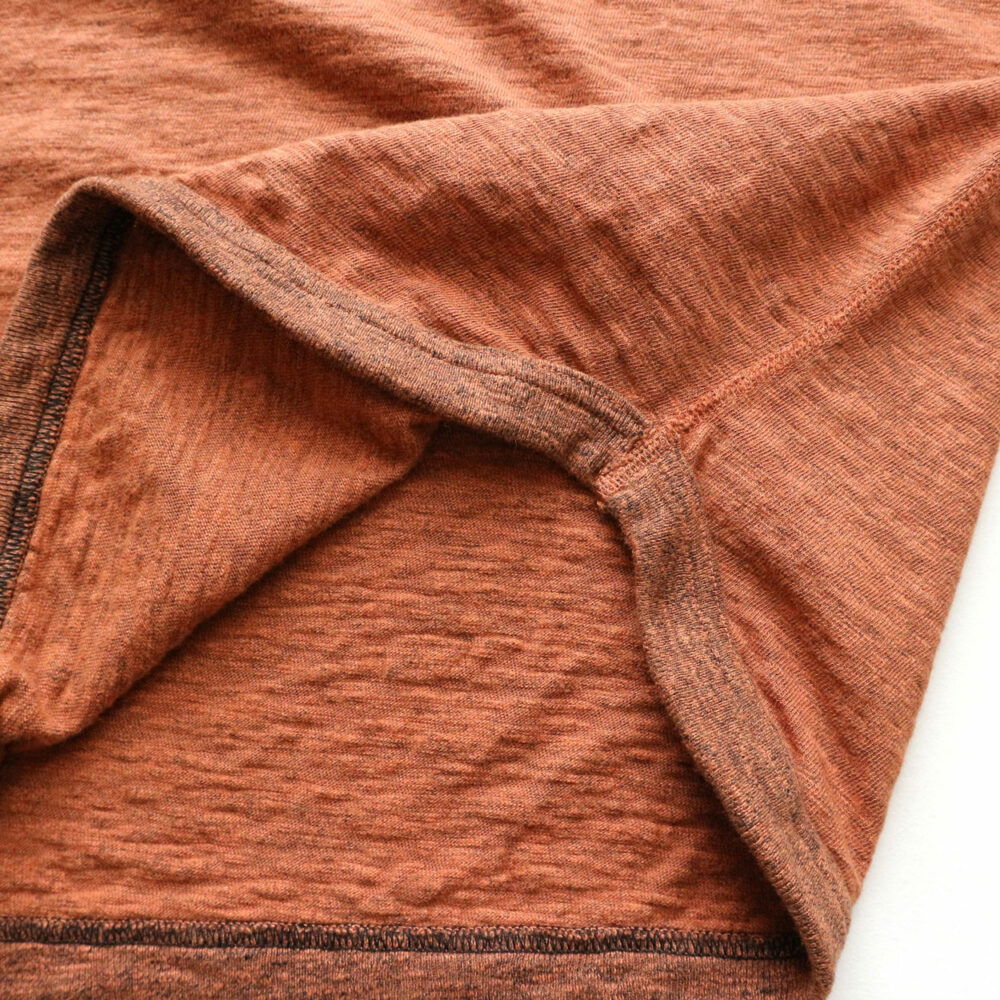 Loop & Weft Seam Ribbed Taping S/S Crewneck