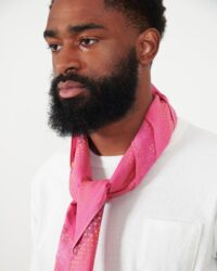 One Ear Brand Nighthings Bandanna - Rosy Maple
