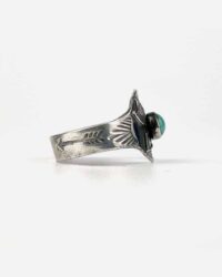 Red Rabbit Trading Co. Arrow Cigar Band with Turquoise