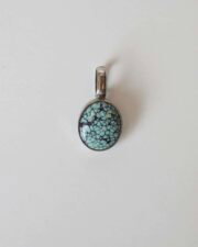 Red Rabbit Trading Co. Turquoise Oval Charm