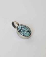 Red Rabbit Trading Co. Turquoise Oval Charm