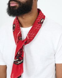 One Ear Brand Operation Mindfuck Bandanna - Turkey Red