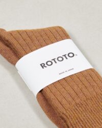 RoToTo Cotton Wool Ribbed Crew Socks