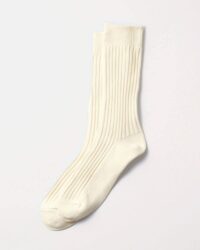 RoToTo Organic Daily 3 Pack Socks - Ecru/Brown
