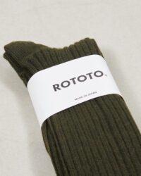 RoToTo Recycle Ribbed Crew Socks