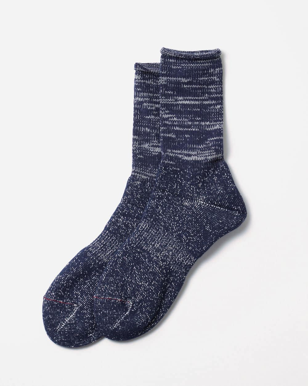 RoToTo Washi Pile Crew Socks - Navy