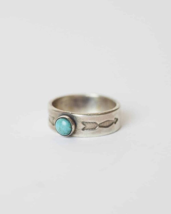 Red Rabbit Trading Co. Arrow Ring Turquoise