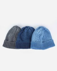 RoToTo Aran Cable Indigo Watch Cap