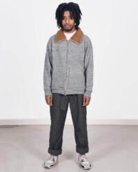 Jackman GG Sweat Boa Collar - Charcoal