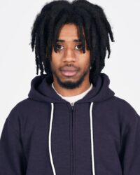 Jackman GG Sweat Parka - Dark Purple