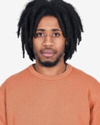 Loop & Weft Tompkins Knit Crewneck Sweatshirt - Orange Brown