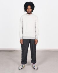 Loop & Weft Tompkins Knit Crewneck Sweatshirt - Snow Ash Grey