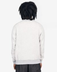 Loop & Weft Tompkins Knit Crewneck Sweatshirt - Snow Ash Grey