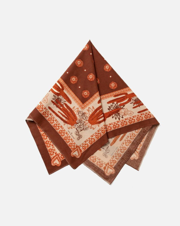 One Ear Brand Hikuri Bandanna - Gingerbread