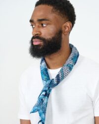 One Ear Brand Eejyanaiki Bandanna - Kanaikougei Natural Dye - Indigo