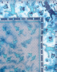 One Ear Brand Eejyanaiki Bandanna - Kanaikougei Natural Dye - Indigo