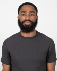Loop & Weft Dual Layer Raw Edge Crewneck Antique Black