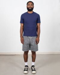 Loop & Weft Dual Layered Knit Raw Edge Crewneck - French Navy Blue