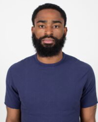 Loop & Weft Dual Layered Knit Raw Edge Crewneck - French Navy Blue