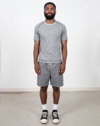 Loop & Weft Freedom Short Sleeve Crewneck - Deep Grey