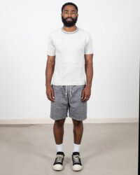Loop & Weft Freedom Short Sleeve Crewneck - Heather Oatmeal