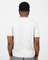 Loop & Weft Freedom Short Sleeve Crewneck - Heather Oatmeal