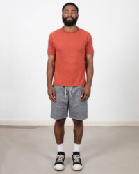 Loop & Weft Freedom Short Sleeve Crewneck - Old Brick